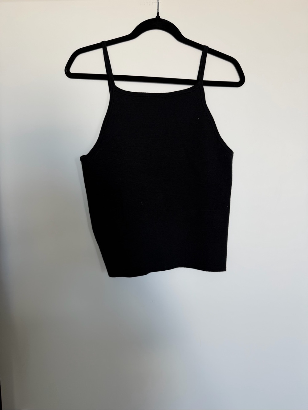 Madewell Black Square Neck Tank